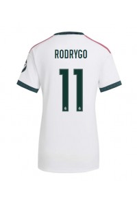 Real Madrid Rodrygo Goes #11 Fotballdrakt Hjemme Klær Dame 2026-27 Korte ermer